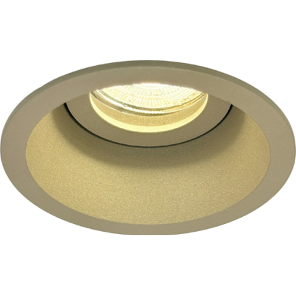 Sigmalicht Inbouwspot armatuur Reno rond champagne