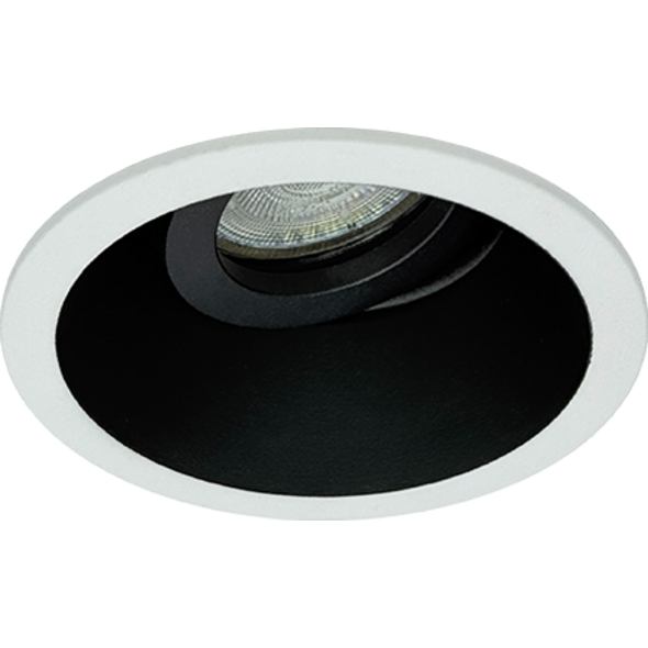 Sigmalicht Inbouwspot armatuur Reno rond wit-zwart
