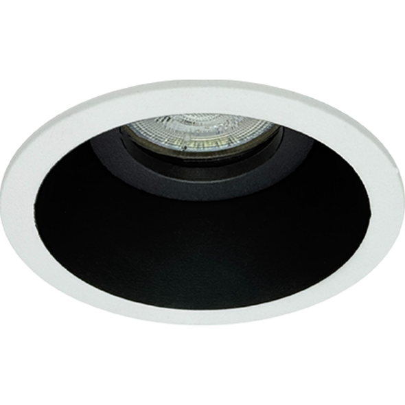 Sigmalicht Inbouwspot armatuur Reno rond wit-zwart