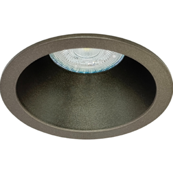 Sigmalicht Inbouwspot armatuur Hollow rond brons, verdiept