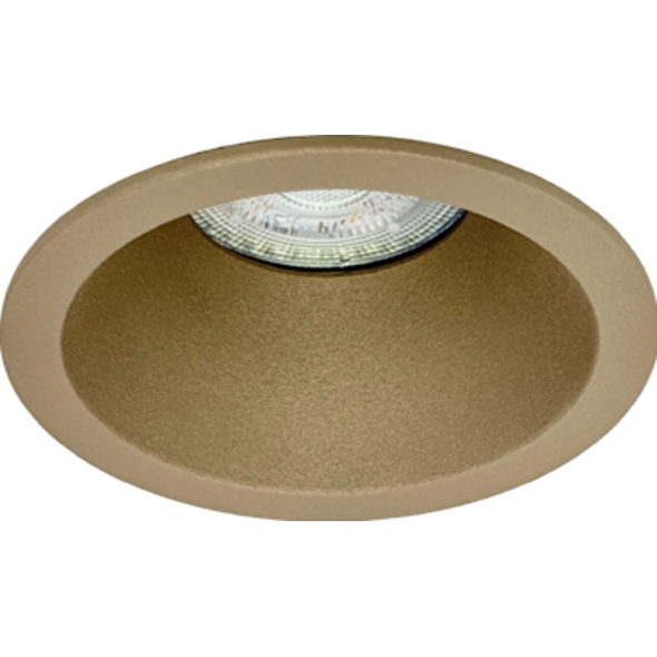 Sigmalicht Inbouwspot armatuur Hollow rond champagne, verdiept