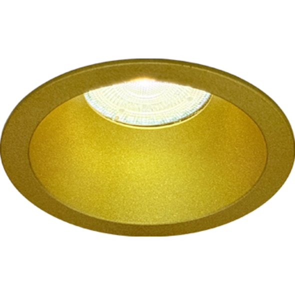 Sigmalicht Inbouwspot armatuur Hollow rond goud, verdiept