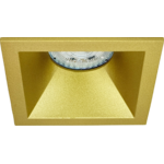 Sigmalicht Inbouwspot armatuur Hollow vierkant goud, verdiept