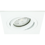 Sigmalicht Inbouwspot armatuur Parox rond wit, kantelbaar