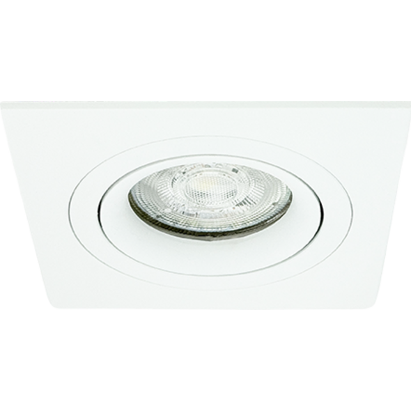 Sigmalicht Inbouwspot armatuur Parox rond wit, kantelbaar