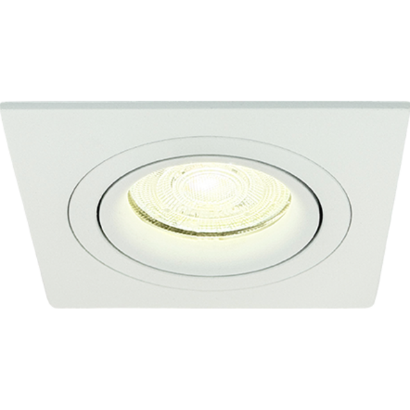 Sigmalicht Inbouwspot armatuur Parox rond wit, kantelbaar
