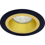 Sigmalicht Inbouwspot armatuur Mado rond zwart-goud