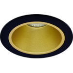 Sigmalicht Inbouwspot armatuur Deep rond zwart-goud
