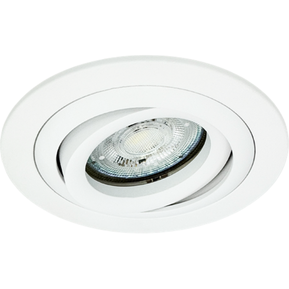 Sigmalicht Inbouwspot armatuur Dope rond wit, kantelbaar