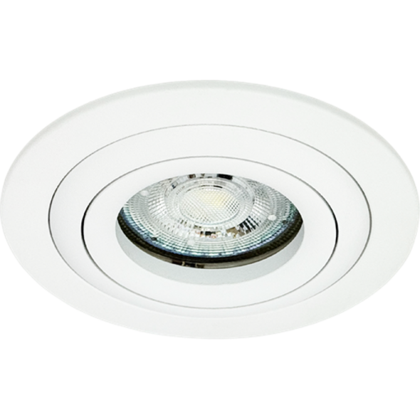 Sigmalicht Inbouwspot armatuur Dope rond wit, kantelbaar