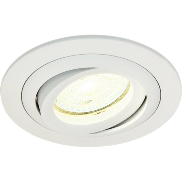 Sigmalicht Inbouwspot armatuur Dope rond wit, kantelbaar