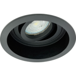 Sigmalicht Inbouwspot armatuur Orbit rond zwart