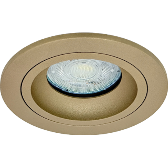 Sigmalicht Inbouwspot armatuur Semi rond champagne, ip54