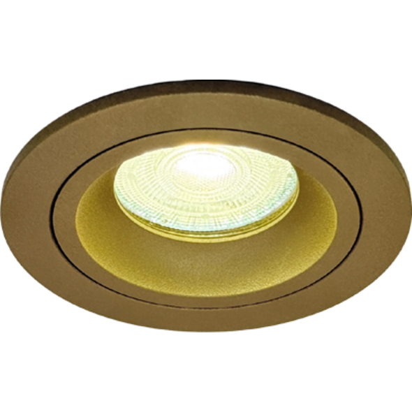 Sigmalicht Inbouwspot armatuur Semi rond champagne, ip54