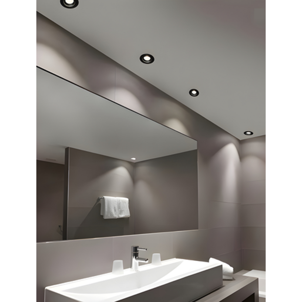 Sigmalicht Inbouwspot armatuur Semi rond champagne, ip54