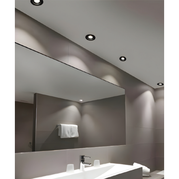 Sigmalicht Inbouwspot armatuur Semi rond champagne, ip54