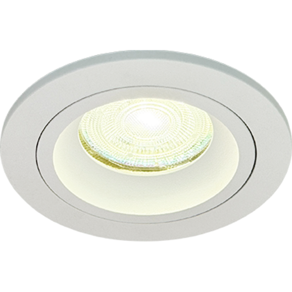 Sigmalicht Inbouwspot armatuur Semi rond wit, ip54