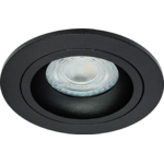 Sigmalicht Inbouwspot armatuur Semi rond zwart, ip54