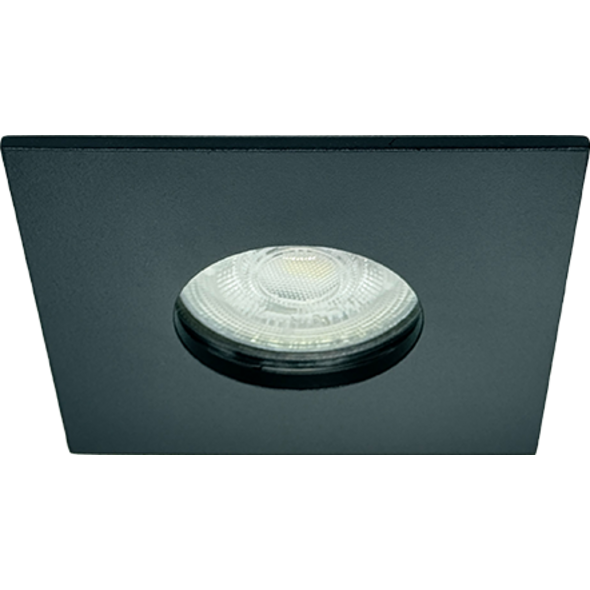 Sigmalicht Inbouwspot armatuur Lucid vierkant zwart, ip65