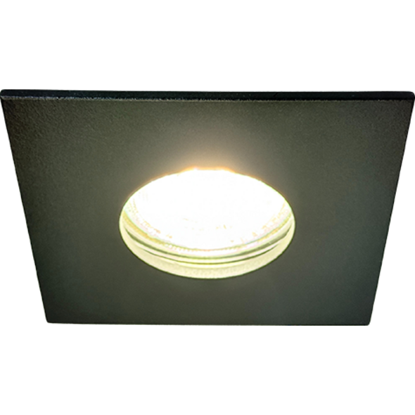 Sigmalicht Inbouwspot armatuur Lucid vierkant zwart, ip65
