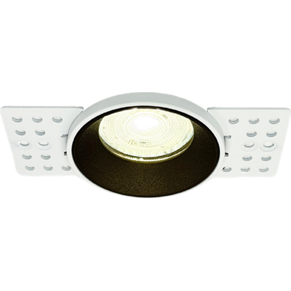 Sigmalicht Inbouwspot armatuur Trimos rond brons, trimless