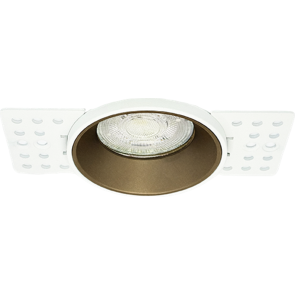Sigmalicht Inbouwspot armatuur Trimos rond champagne, trimless