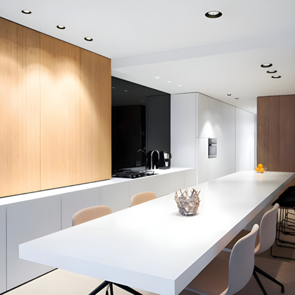 Sigmalicht Inbouwspot armatuur Trimos rond wit, trimless