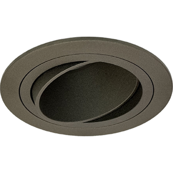 Sigmalicht Inbouwspot armatuur Plato rond brons, kantelbaar