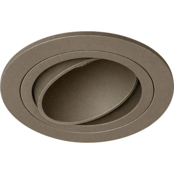 Sigmalicht Inbouwspot armatuur Plato rond brons, kantelbaar