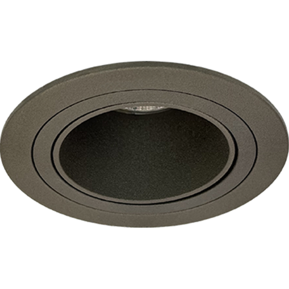Sigmalicht Inbouwspot armatuur Plato rond brons, kantelbaar