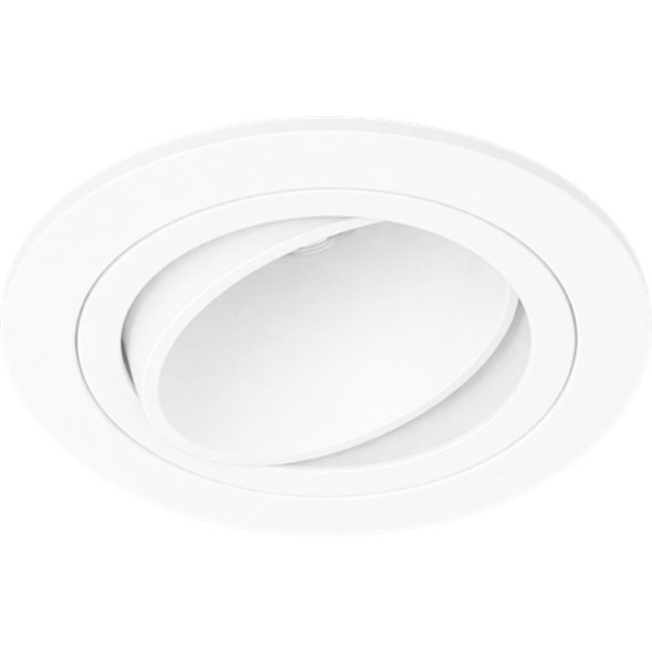 Sigmalicht Inbouwspot armatuur Plato rond wit, kantelbaar