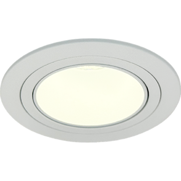 Sigmalicht Inbouwspot armatuur Plato rond wit, kantelbaar