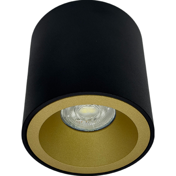 Sigmalicht Opbouwspot armatuur Silo rond goud