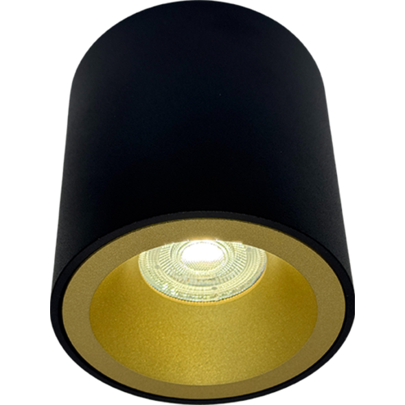 Sigmalicht Opbouwspot armatuur Silo rond goud