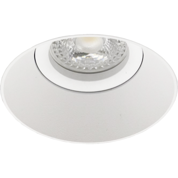 Sigmalicht Inbouwspot armatuur Astro rond wit, kantelbaar trimless