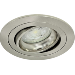 Sigmalicht Inbouwspot armatuur Nova rond nickel, kantelbaar
