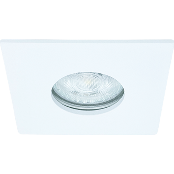 Sigmalicht Inbouwspot armatuur Lucid vierkant wit, ip65