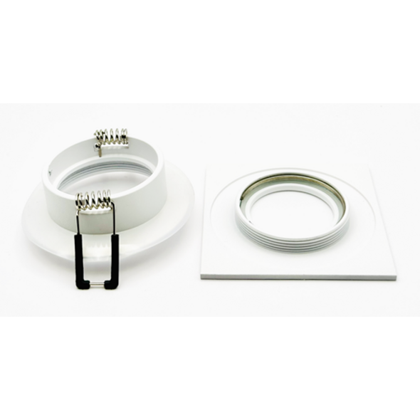Sigmalicht Inbouwspot armatuur Lucid vierkant wit, ip65