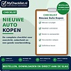 Checklist nieuwe auto kopen