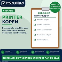 Checklist printer kopen