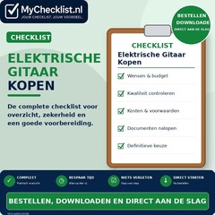 Checklist elektrische gitaar kopen