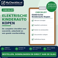 Checklist elektrische kinderauto kopen