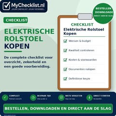 Checklist elektrische rolstoel kopen