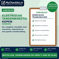 Checklist elektrische tandenborstel kopen