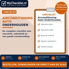 Checklist airconditioning auto onderhouden