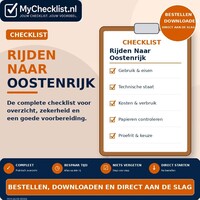 Checklist rijden naar oostenrijk met uitgebreide stappen en controlepunten