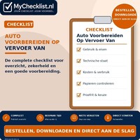 Checklist auto voorbereiden op vervoer van huisdieren met uitgebreide stappen en controlepunten