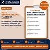 Checklist auto gebruiksklaar maken na reparatie