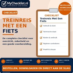 Checklist treinreis met een fiets