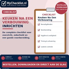 Checklist keuken na een verbouwing inrichten